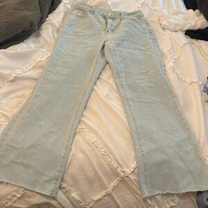 Light blue jeans boot cut